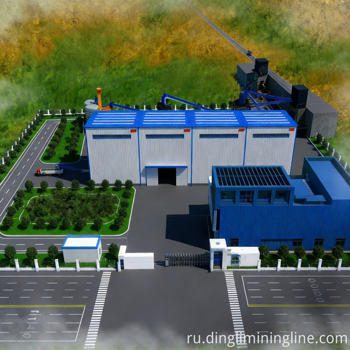 Aggregate-Grade Stone Processing Line